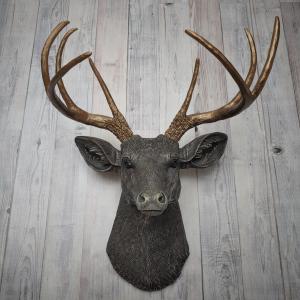 Faux Taxidermy Deer Head, Deer Head Wall Mount, Stag Head Wall Mount