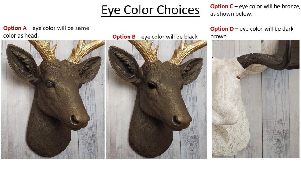 Faux Taxidermy Deer Head, Deer Head Wall Mount, Stag Head Wall Art